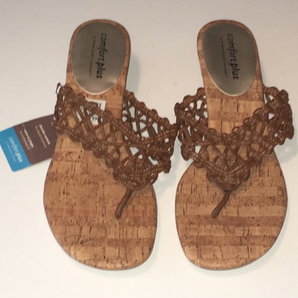 Bronze - Comfort Plus Sandals - Ladies Size 10